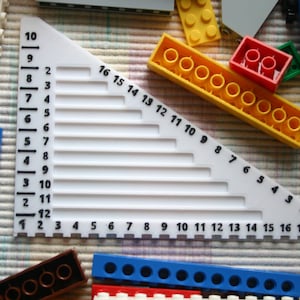 lego ruler 3d printed