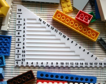 lego ruler 3d printed