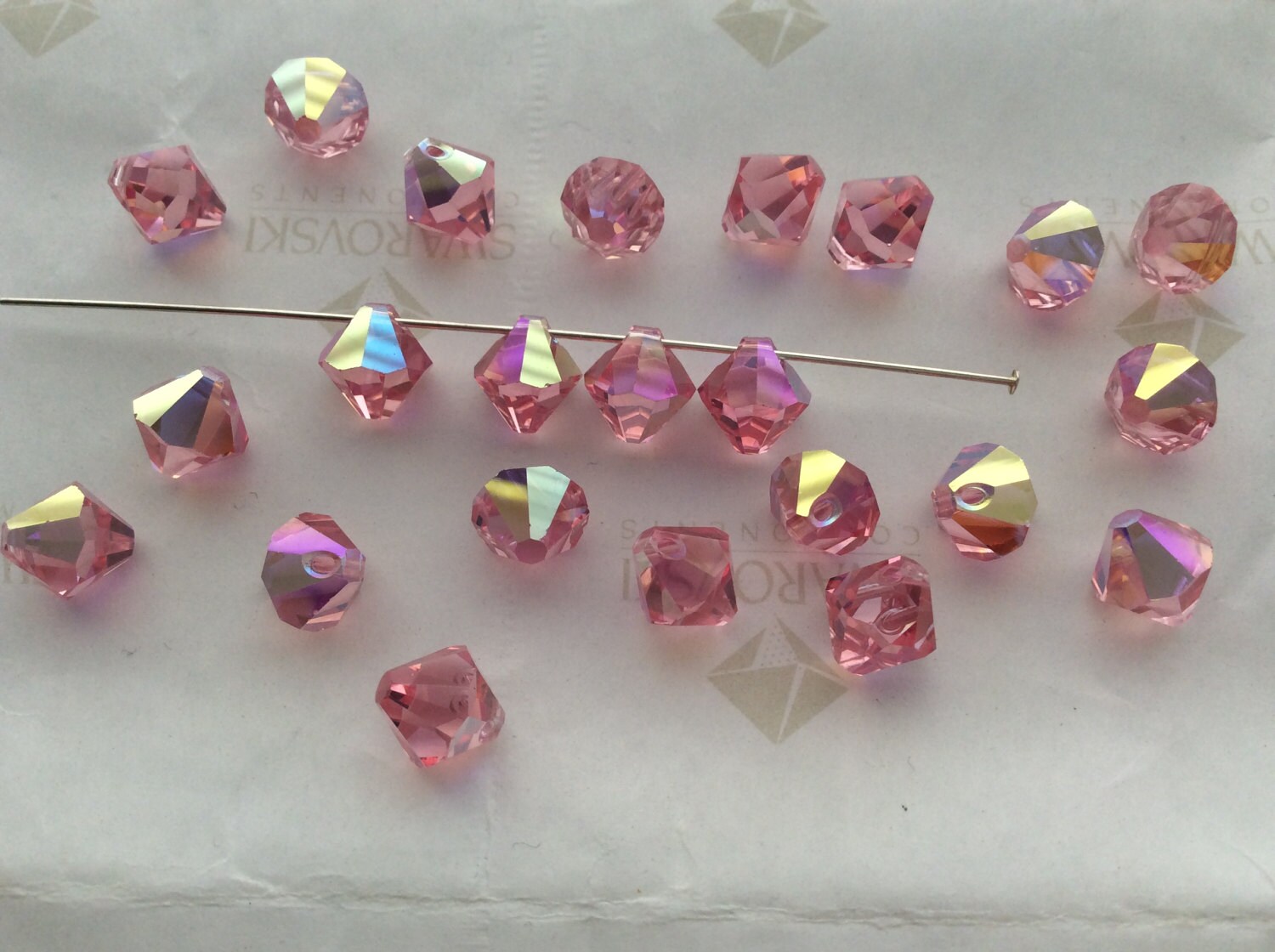 Swarovski Vintage Rose Ab - Etsy