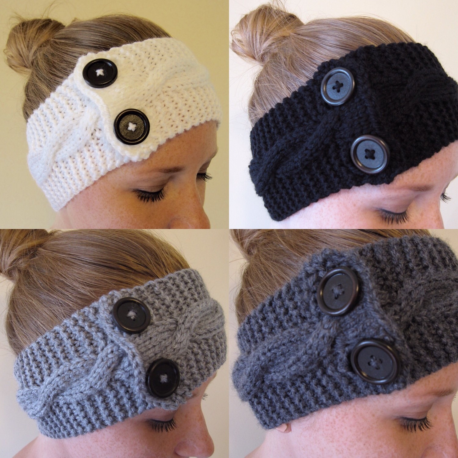 Easy Knitted Cable Headband Pattern Etsy