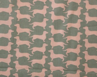 Dachshund scrub top  xs to xl with  4 different neck design  made to order 100% Cotton