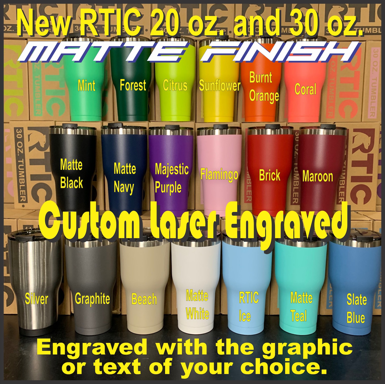 Basketball New RTIC Matte Finish Color Tumbler Custom - Etsy