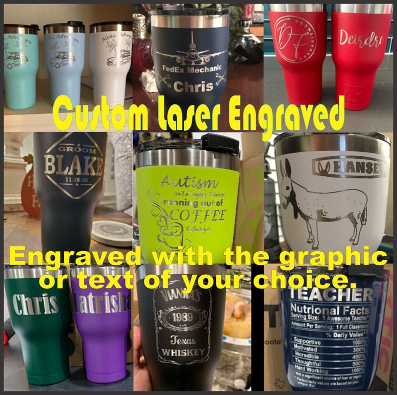 EMT Custom Laser Engraved RTIC Tumblers, Water Bottles, and More - Etsy