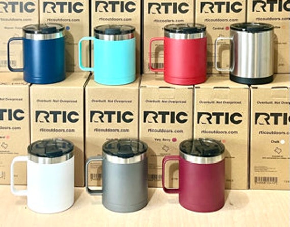 RTIC 12 oz. Stainless Steel Vacuum Insulated Coffee Cup - Matte Navy 