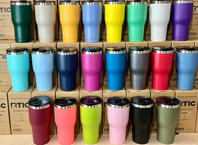 Tumbler Lid for 20 Oz Yeti Rambler, Old Style RTIC, Ozark Trails and more  Cooler Cup, Sliding, Sealed, Splash Proof, and Straw Friendly (20 oz 2  Pack) 
