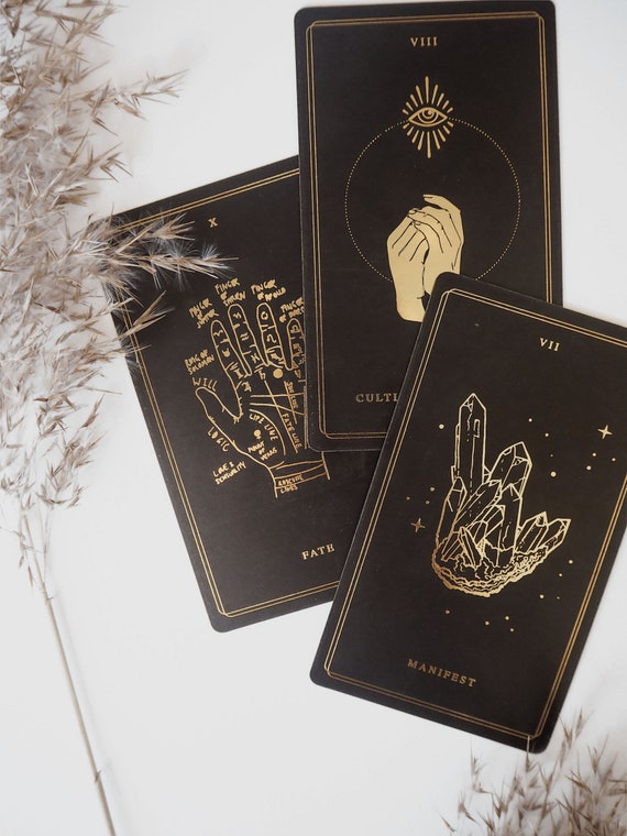 Gold Edition Child Of The Universe Oracle Deck Book Set Etsy