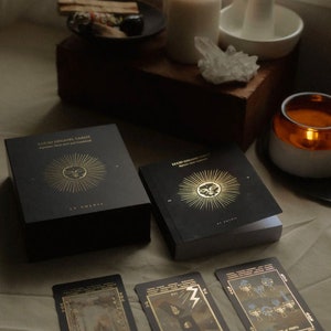 Lucid Dreams Beginners Tarot Deck • In Black Eclipse with Keywords® New 2024