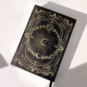 Sacred Dream Journal Vegan Leather, Embedded Crystal image 8