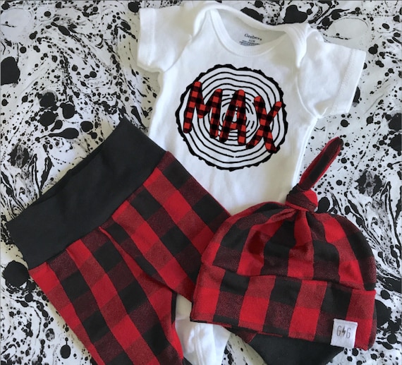 lumberjack outfit baby boy