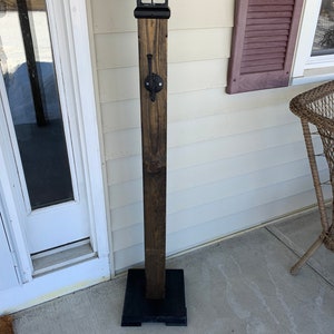 Porch sign post / sign post / door round display post / porch post / farmhouse sign post image 6