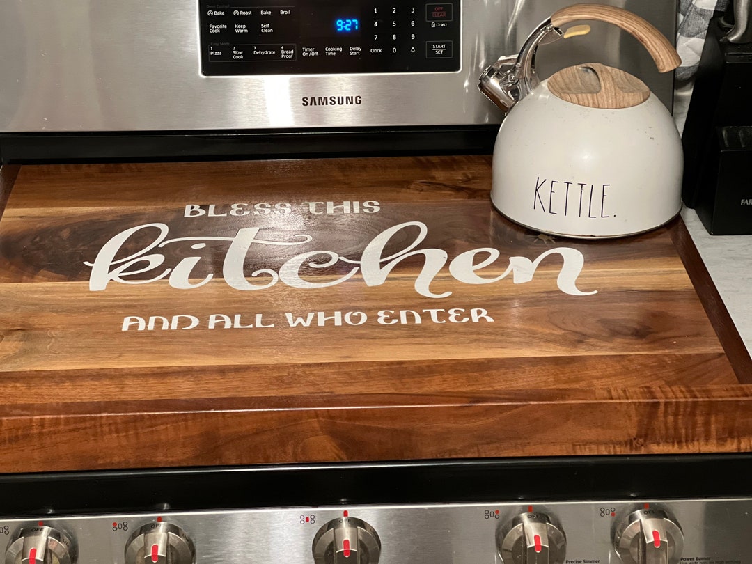 Stove Cover / Noodle Board / Stove Tray / Hardwood Stove Cover Etsy