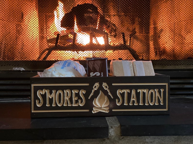 Smores Station Smores Carrier Smores Caddy Snack Station Campfire