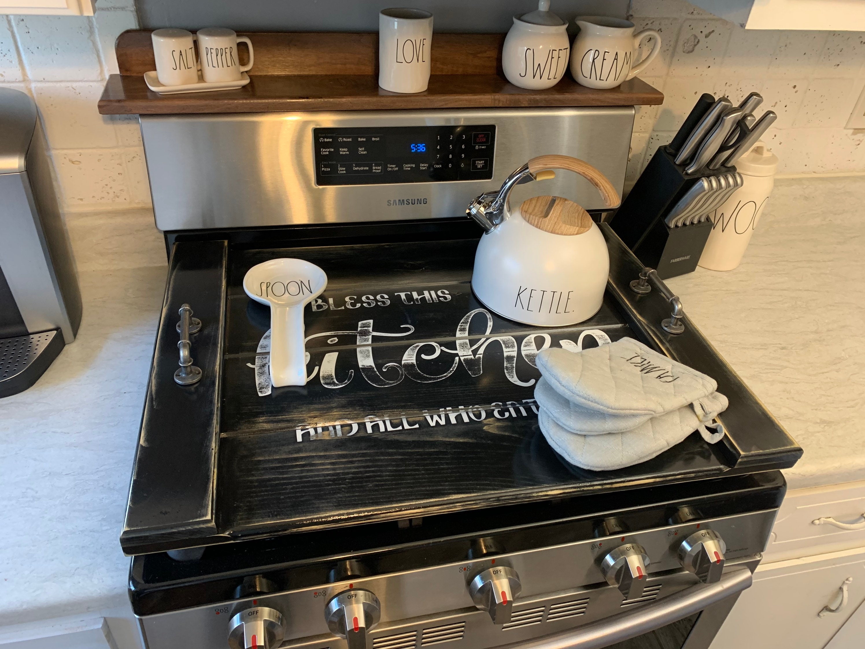 Let's get Down and Dirty - Stove Top Cover - Traditional – MaSe deSigns