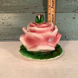 Vintage Lefton Rose sugar 50’