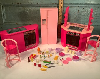 vintage barbie kitchen set