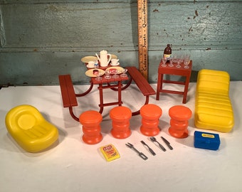 barbie garden set