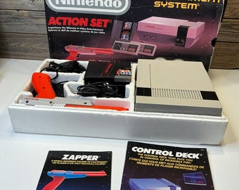 Juego de acción vintage de Nintendo NES de los años 80