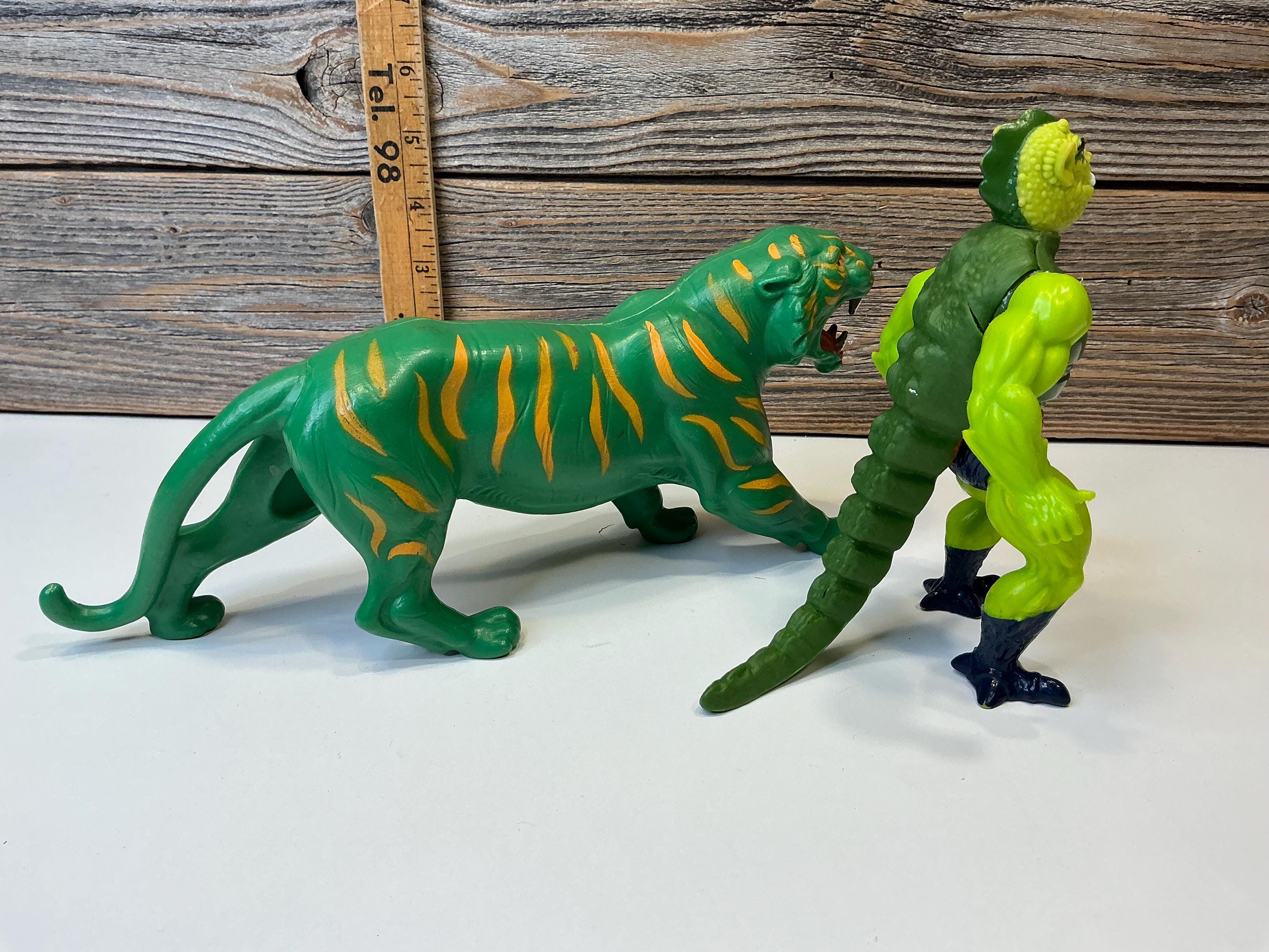 Vintage Mattel He-man Green Tiger Cringer 80' - Etsy