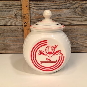 Vintage Fireking Vitrock grease jar 40&#39;