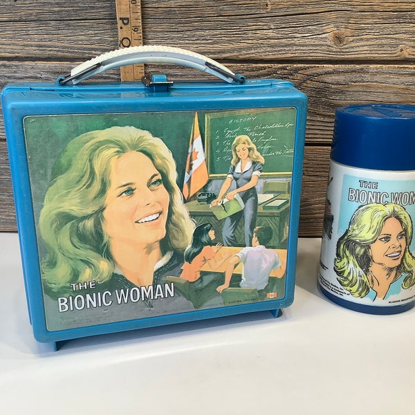 Bionic Woman Lunch Box Etsy