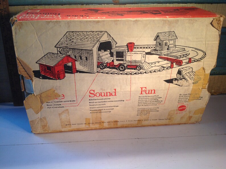 Vintage motor putt putt railroad by Mattel