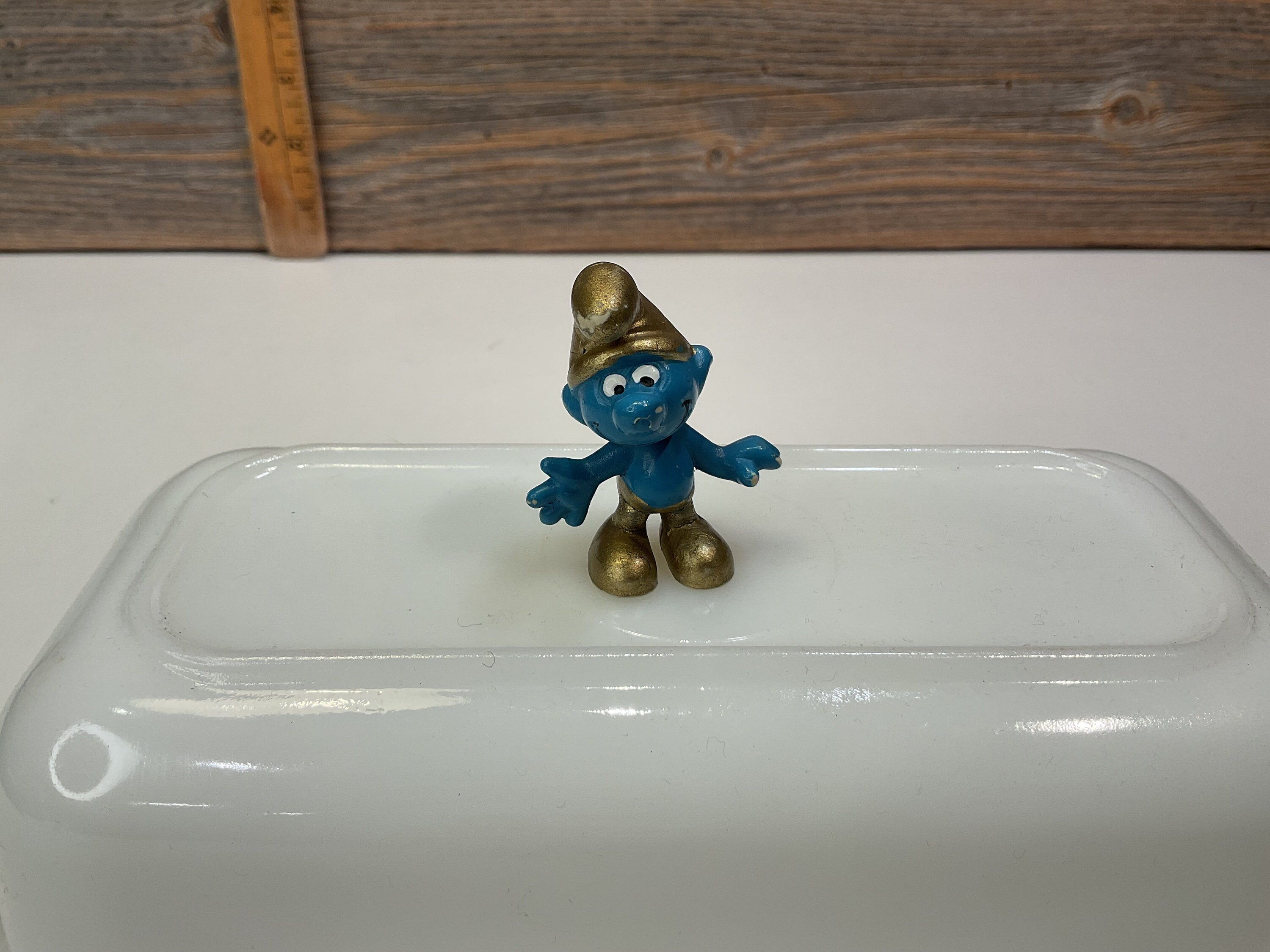 ヴィンテージ ペヨ ゴールド スマーフ 80' - Etsy 日本