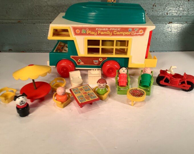 Vintage Fisher Price Camper 70' Etsy