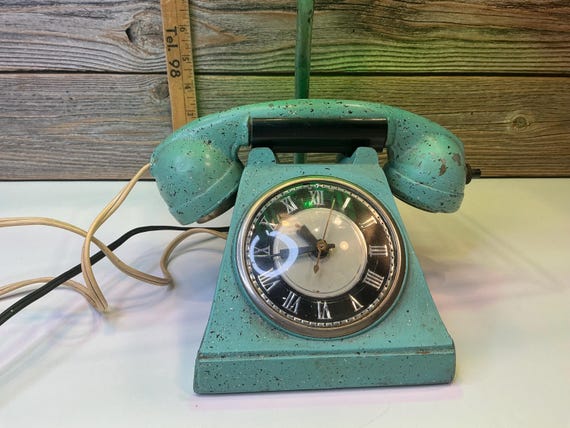 Old Trea Boye Lamp Phone, Clock and Lighter 50' - Etsy