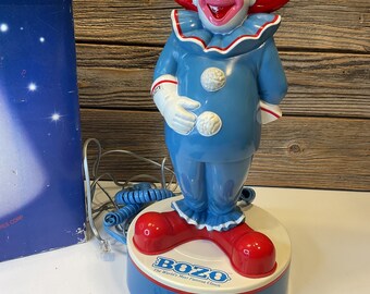♪Bozo the Clown/Phone(80s) Vintage Bozo the Clown Telephone - Etsy Canada