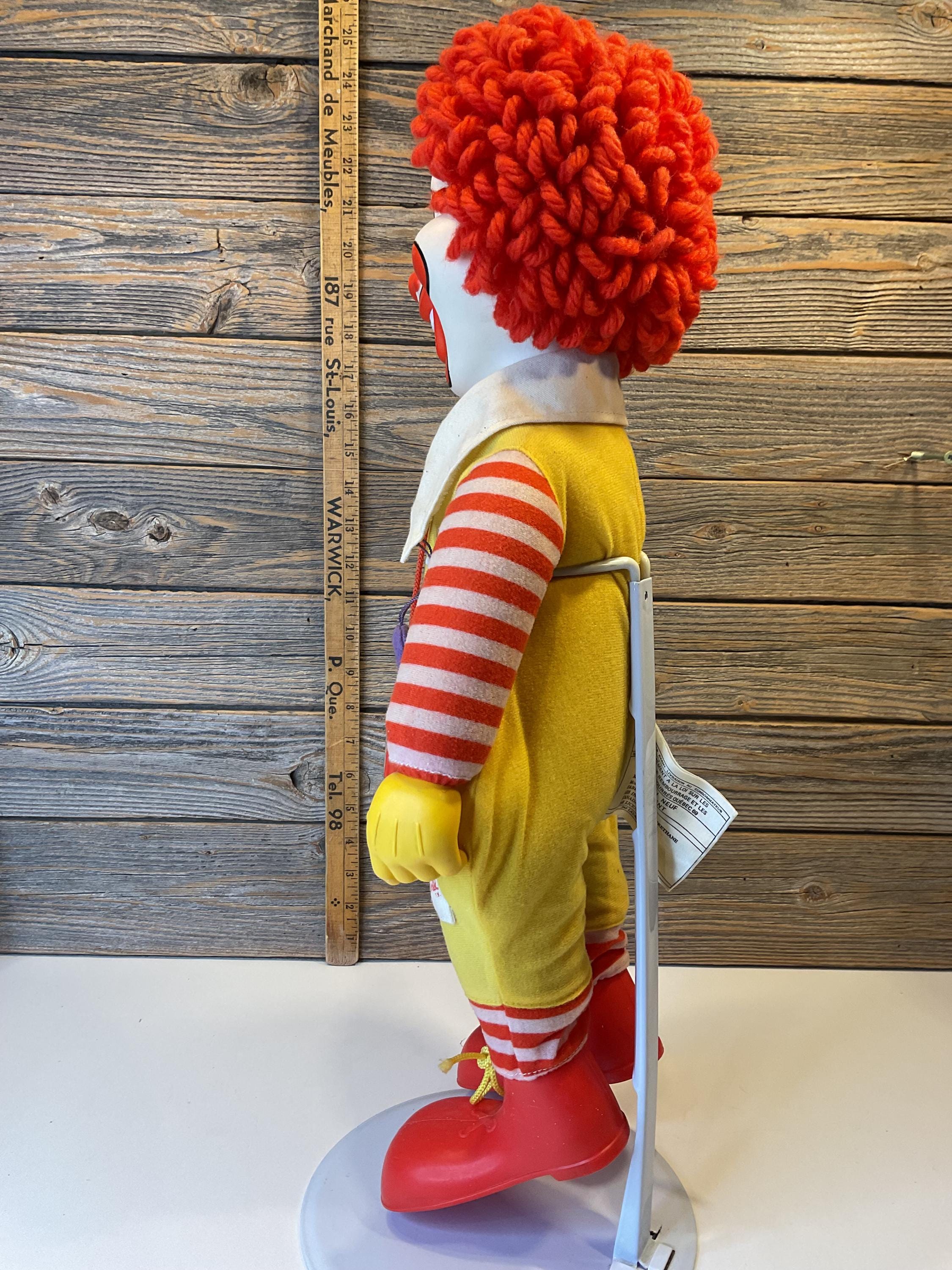 Vintage Ronald Mcdonald Plush 1978 - Etsy