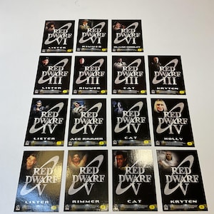 Red Dwarf Lister lot de cartes