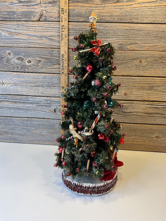 Mini Alberi Di Natale Artificiali ParPix | Set Decorazioni Natalizie | Piccoli Abeti Rossi