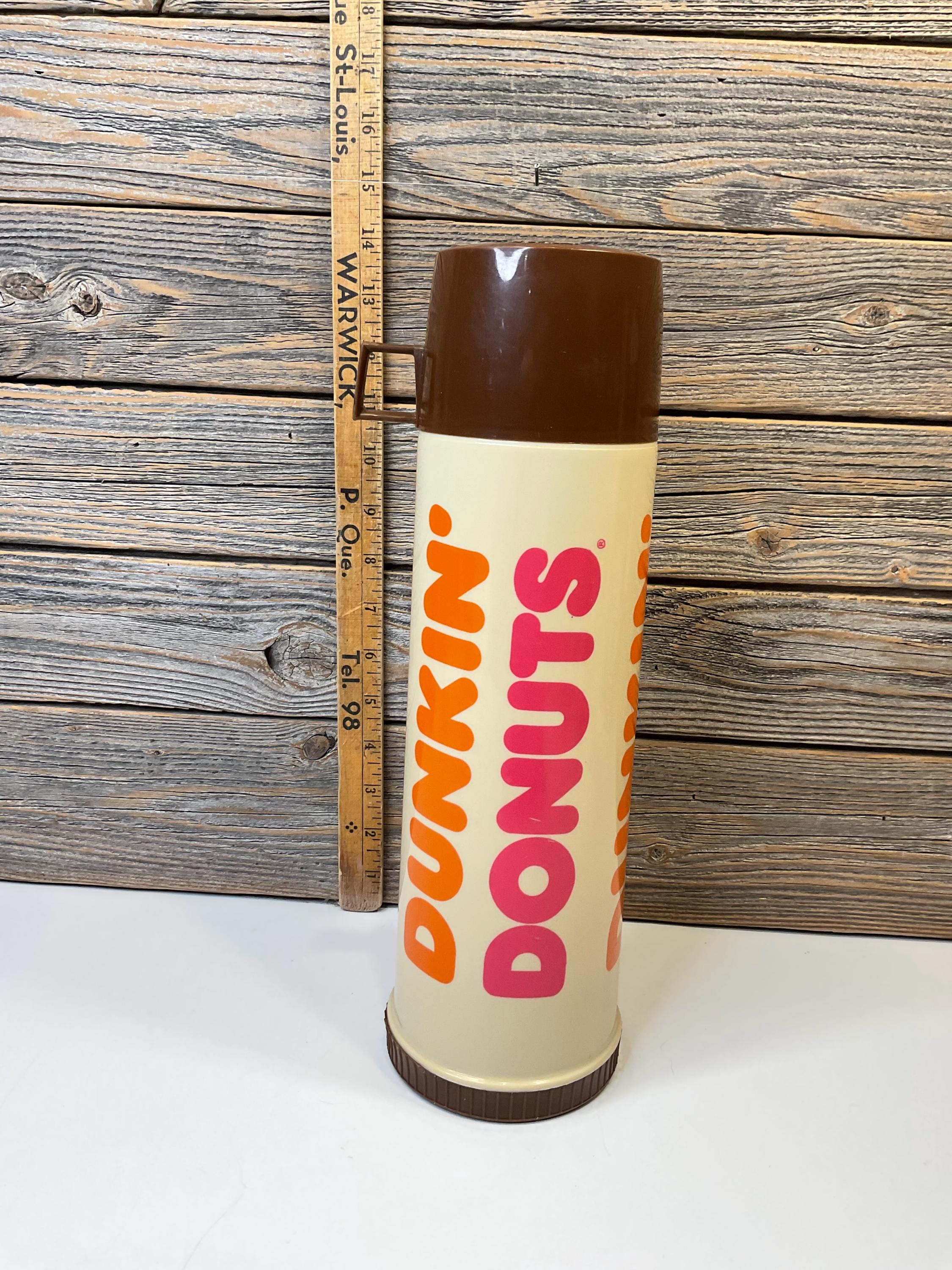 ヴィンテージ　DUNKIN' DONUTS THERMOS 水筒 Vintage Dunkin Donuts Thermos Glass Liner Coffee Tea Travel