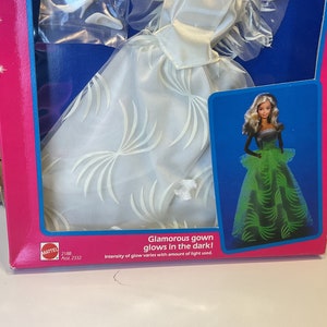 Robe Barbie Dream Glow Fashions – Robe Jaune Phosphorescente, 1985, D’occasion