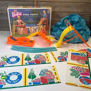 Vintage Mattel Barbie pool party 1973