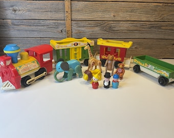 Vintage Fisher Price Little People Zirkuszug 70’