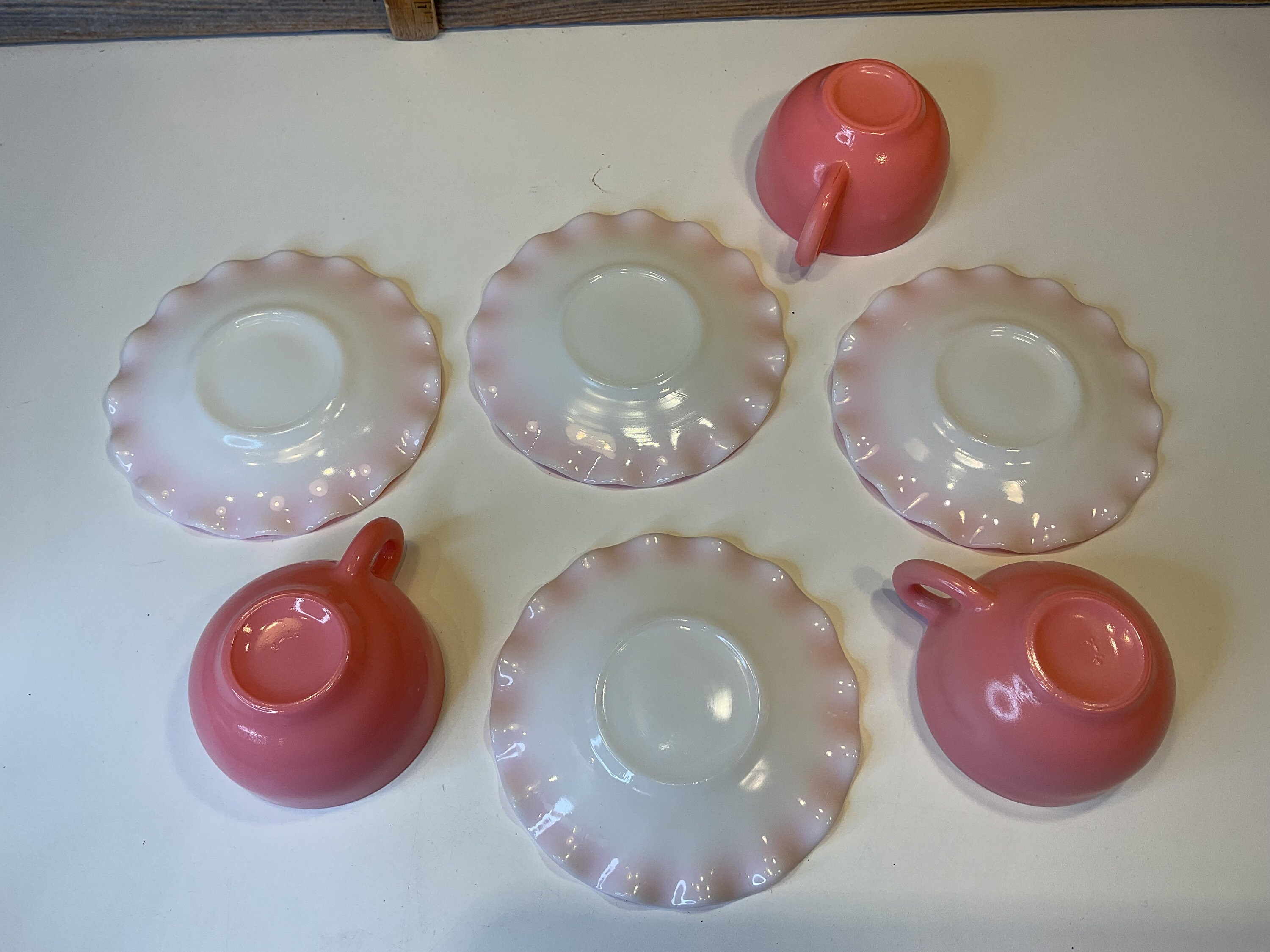 2607小輪系ソフトカップ咲き 多弁dd ローズピンク バイカラー Vintage