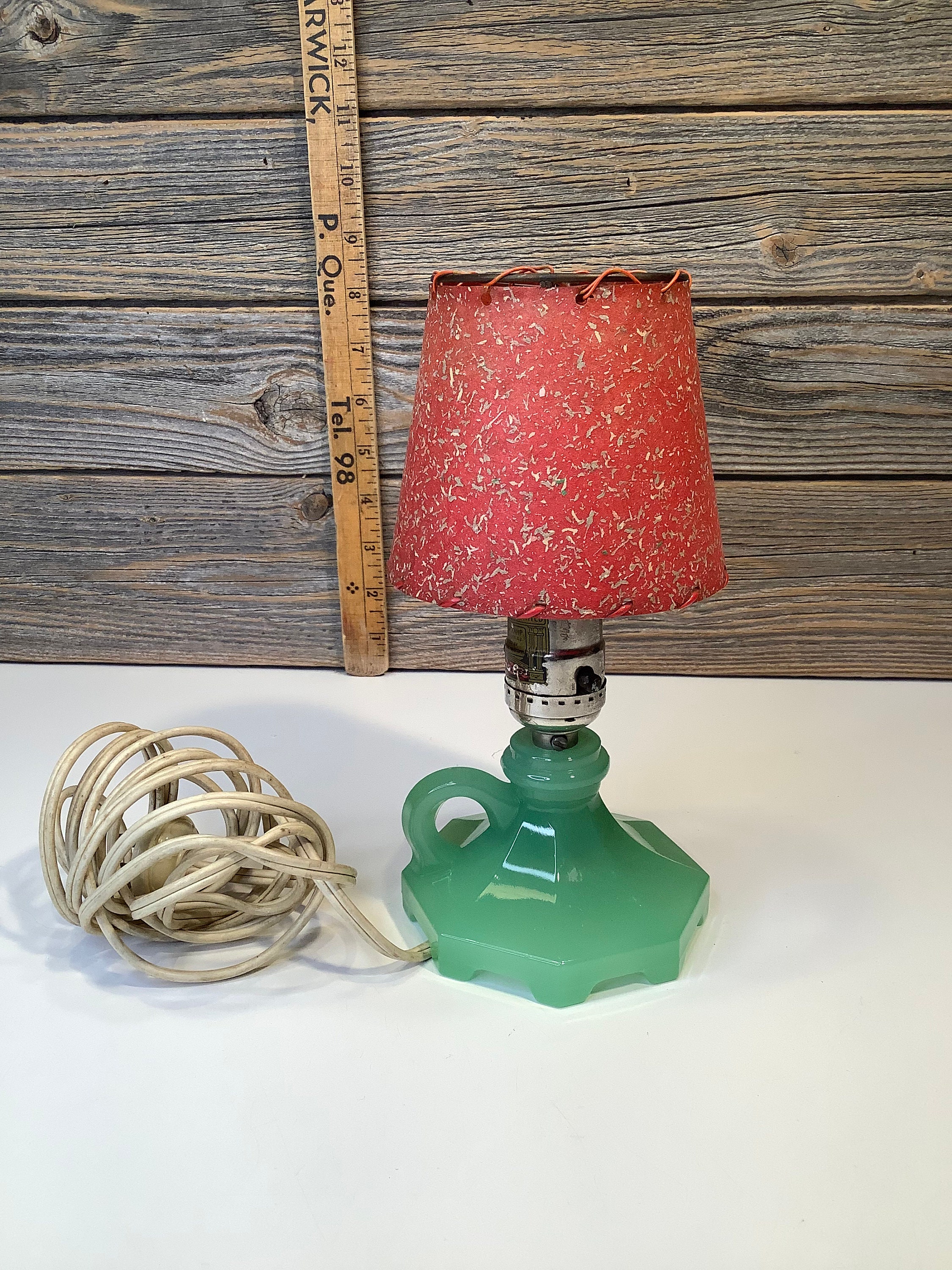 Vintage Lamp Jadeite 50 Etsy