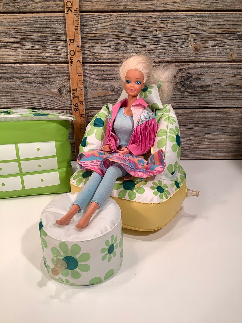Vintage Mattel Barbie blow up furniture 70 | Etsy