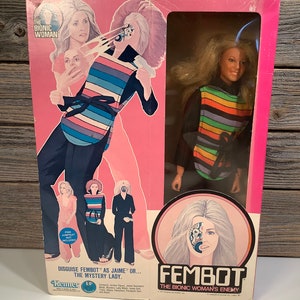 Vintage Kenner The bionic woman&#39;s enemy Fembot 1977