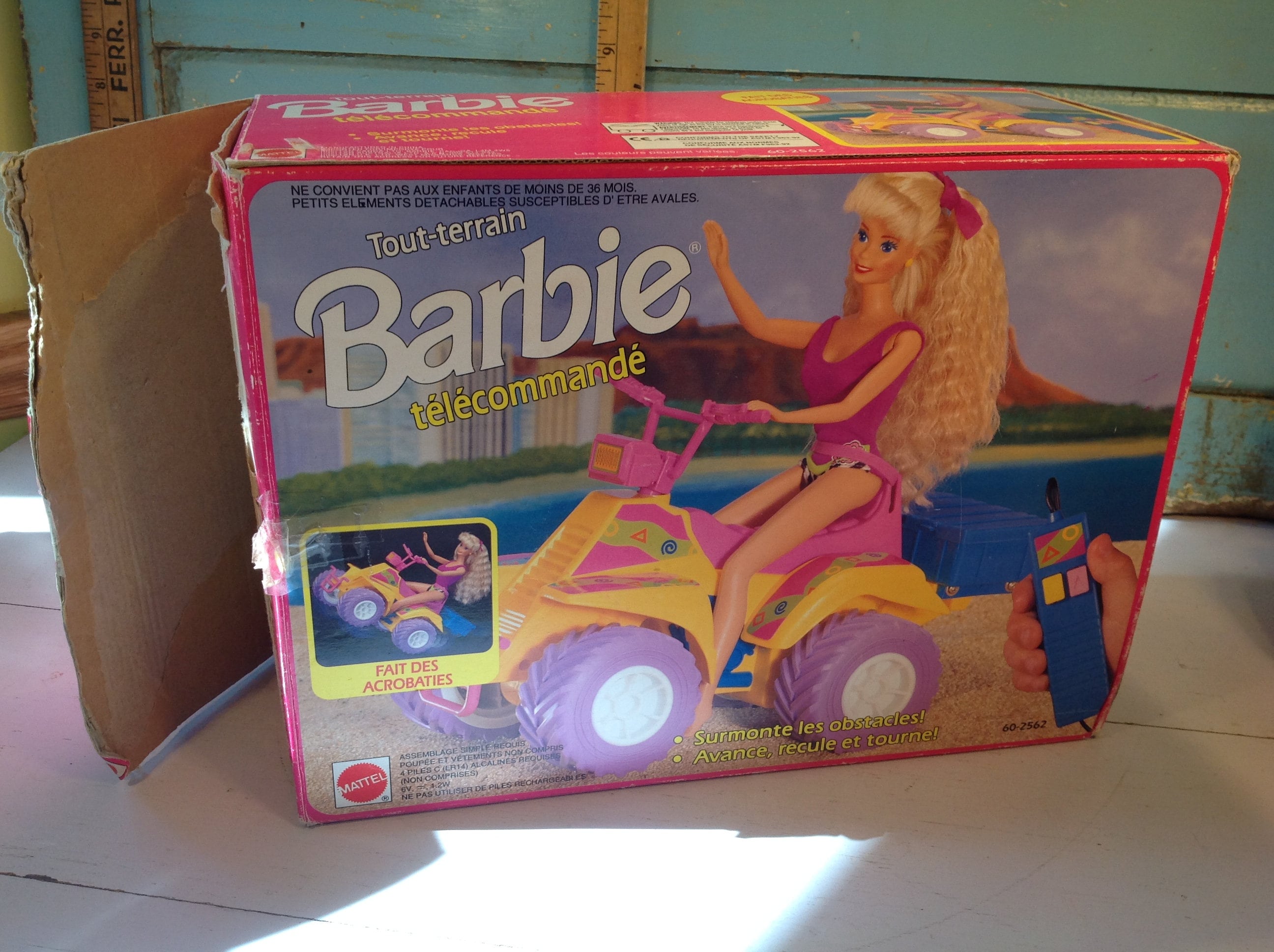 Vintage Barbie Quad Cycle With Remote Controle 80' - Etsy Vintage Barbie Quad Cycle With Remote Controle 80' - Etsy