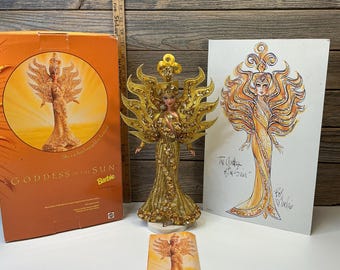 Vintage Mattel Barbie Goddess of the Sun 1995 - Etsy