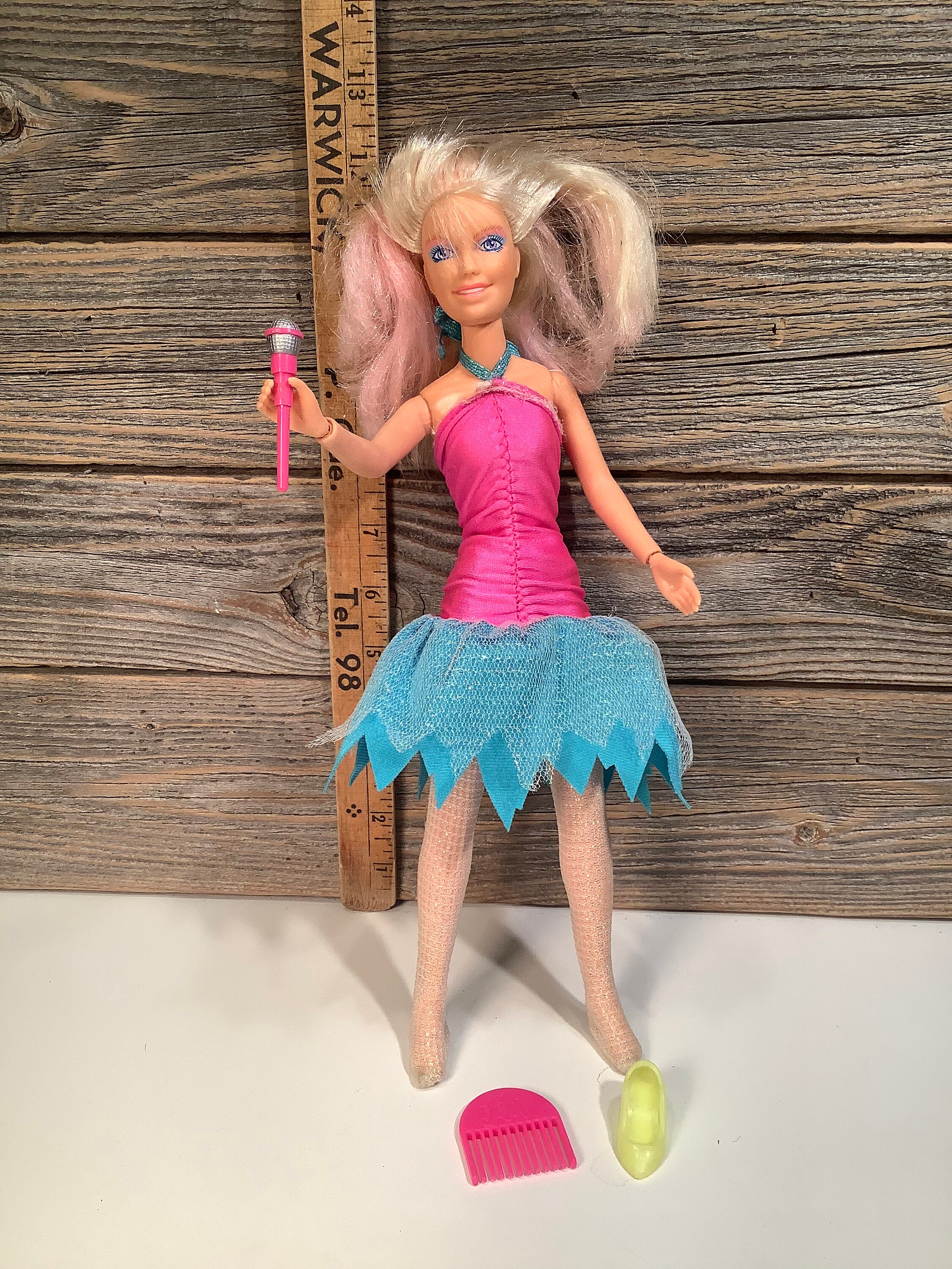 hasbro poupée jem rio gold dans boite d'origine 1986