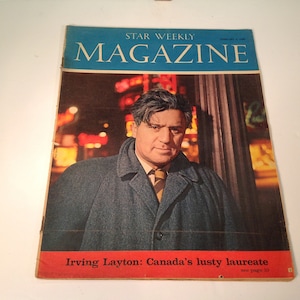 Vintage Star Weekly Magazin 1960