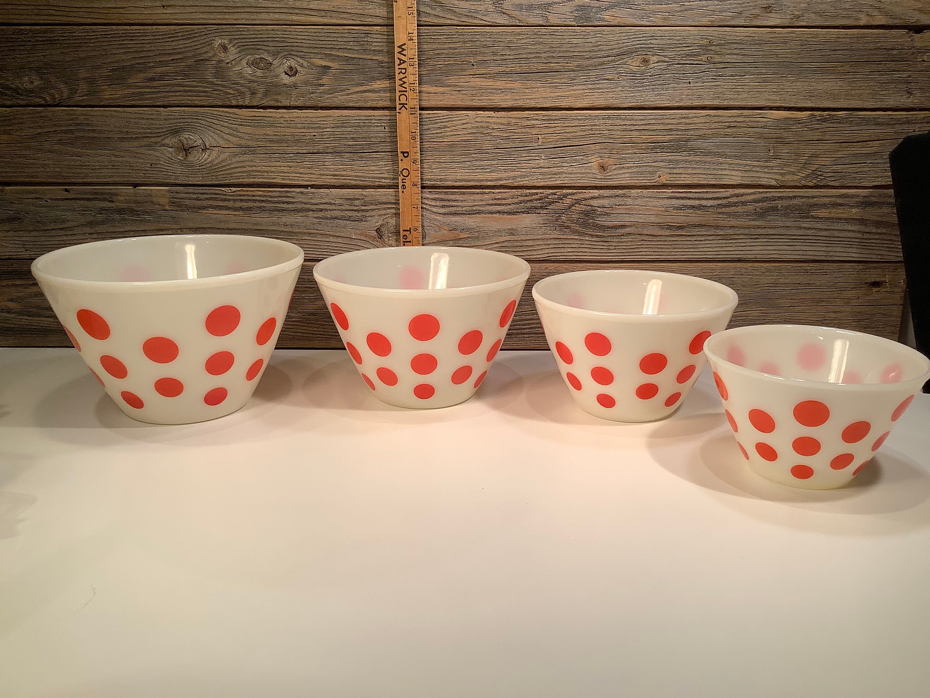 Fire King サラダボウル　４個セット suzuyatoy_fksw