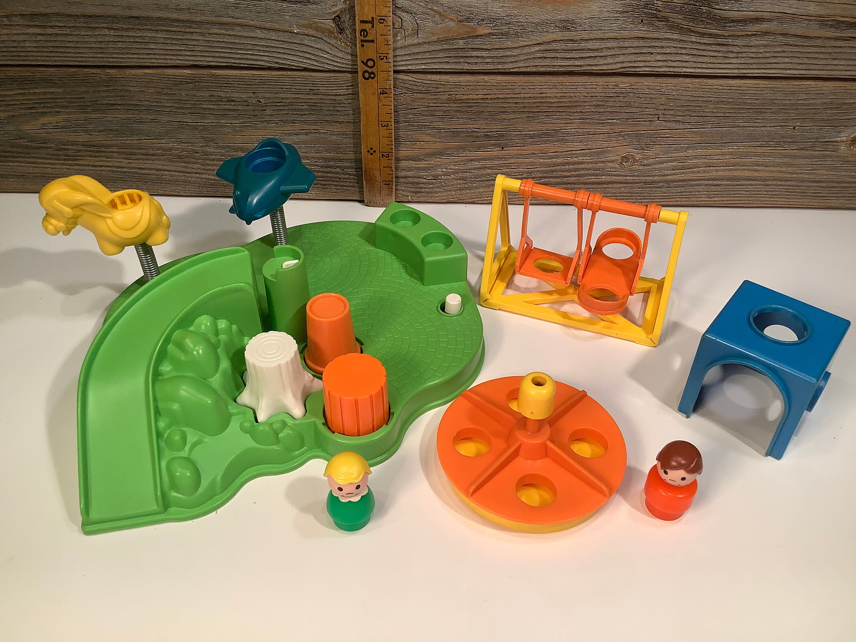 Vintage Fisher Little People Playground 1986 #2525 100 Complete