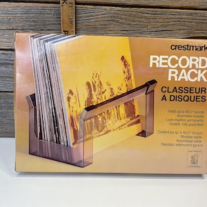 Porta dischi vintage Crestmark anni &#39;80
