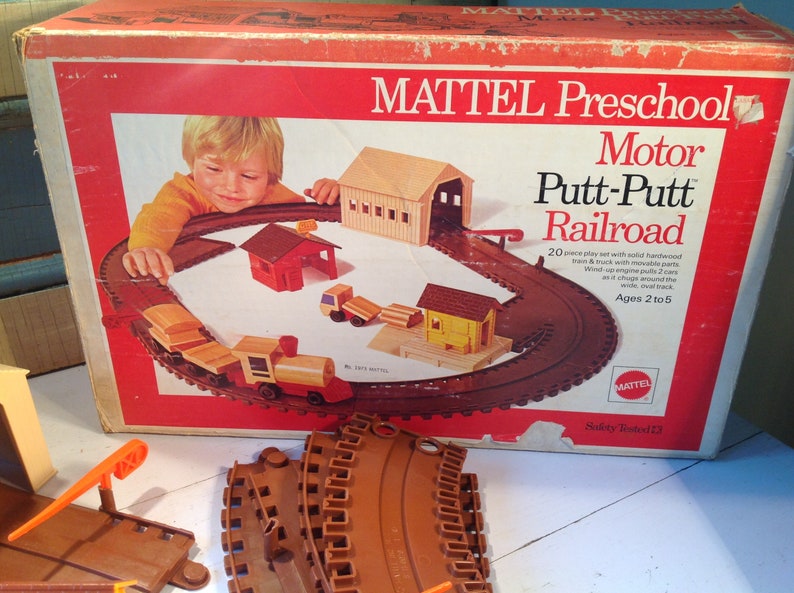 Vintage motor putt putt railroad by Mattel