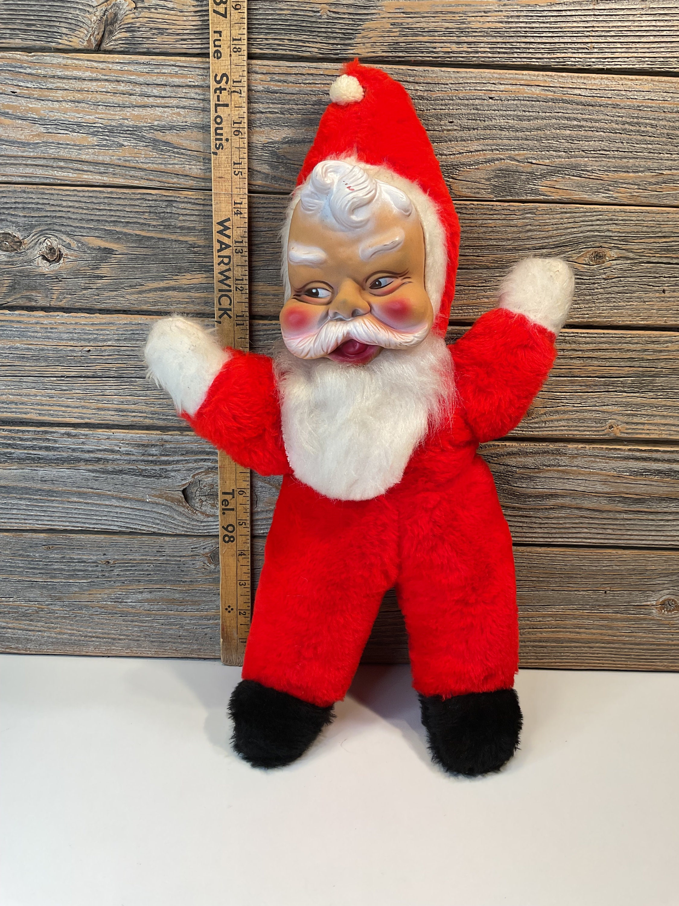 Vintage Santa Clause Plush 50 Etsy