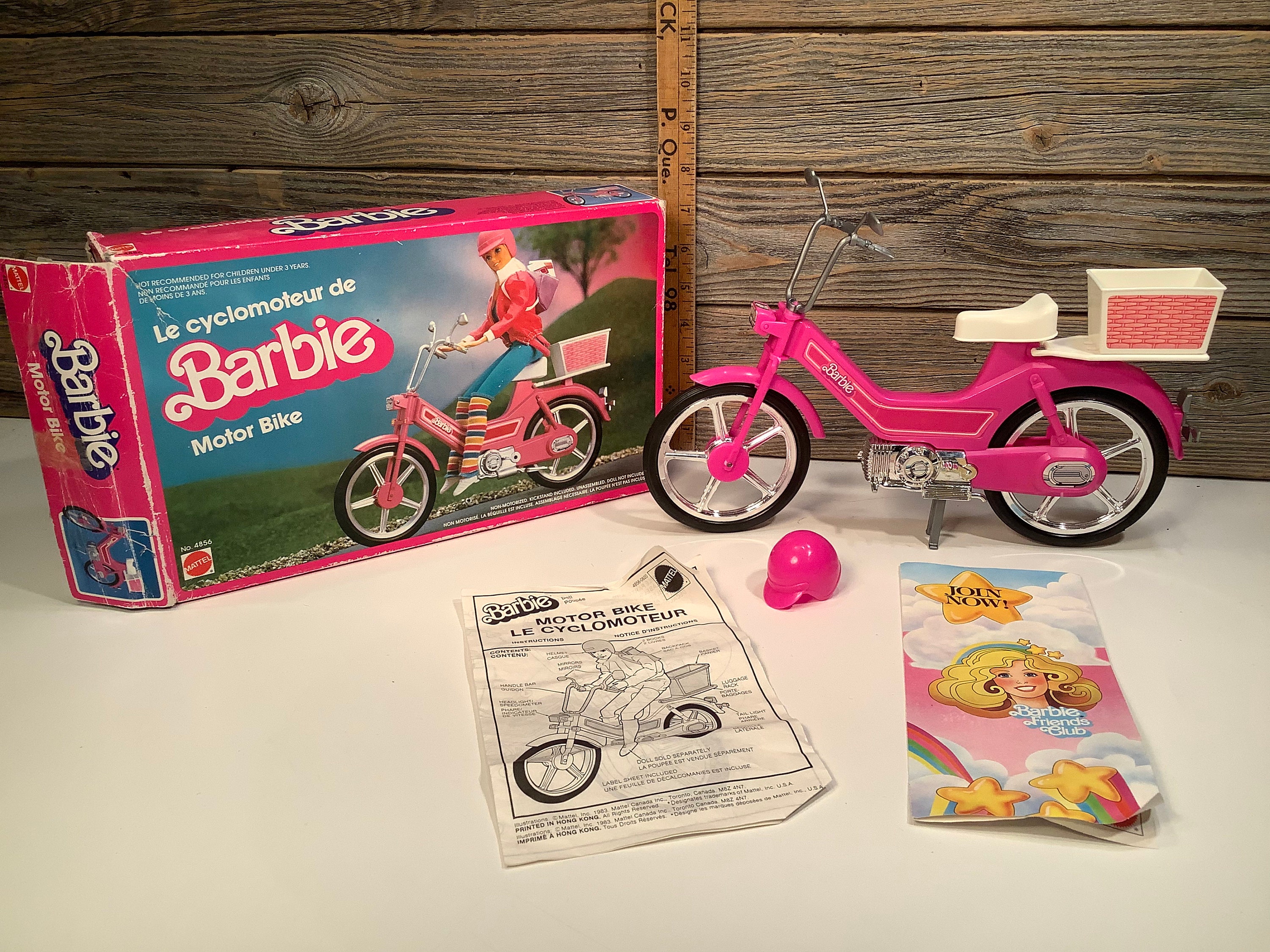 Vintage Mattel Motor Bike Barbie 1983 - Etsy Vintage Mattel Motor Bike Barbie 1983 - Etsy